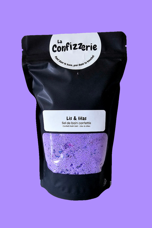 LIS & LILAS - Sel de bain confettis