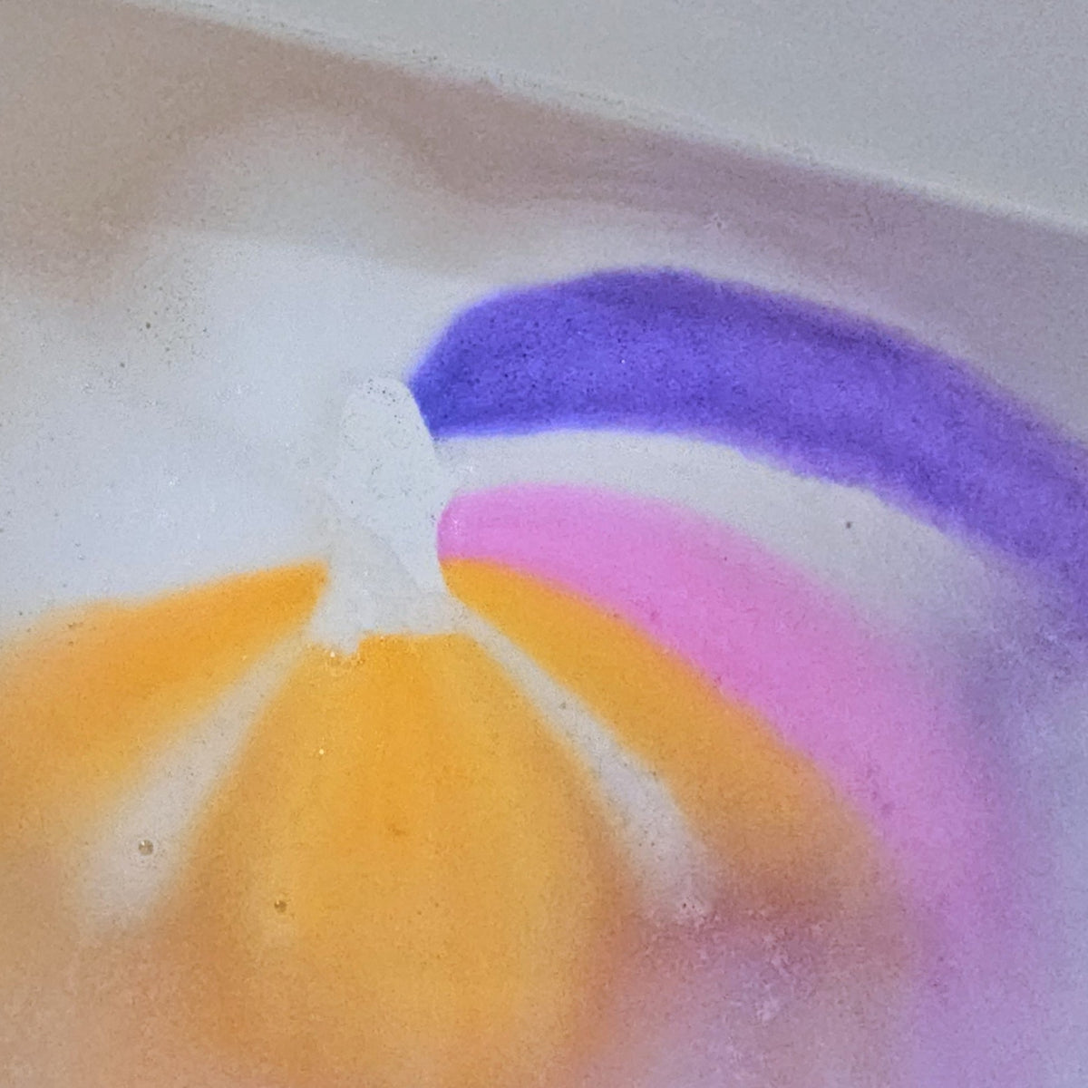 POPS AU RAISIN - Bombe de bain avec insertions couleurs